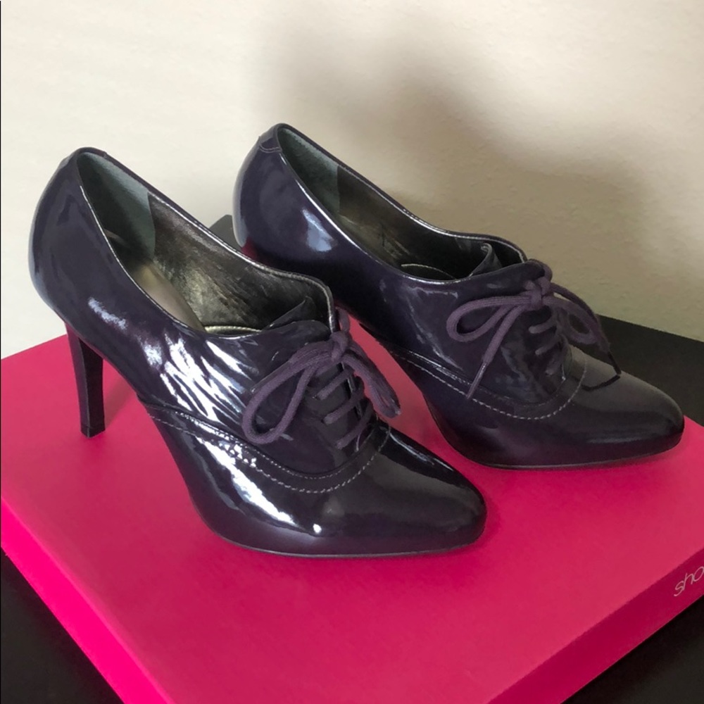 Gianni Bini Purple Oxford Pumps